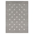 thumbnail image 2 of Laddha Home Designs 5' x 7' Geometric Diamond Indoor Outdoor Area Throw Rug - Gray, 2 of 9