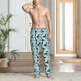 thumbnail image 6 of Lsque Penguins Whales Print Men's Pajama Pants, Lounge Pant - Comfortable Home Wear,Elastic Waistband, Stylish Design-X-Large, 6 of 9