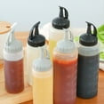 thumbnail image 7 of Leakproof Kitchen Squeeze Bottles with Measurement Markings - BPA-Free, Dishwasher-Safe Condiment Dispenser for Cooking, Baking, Grilling - 2 Sizes w/ Interchangeable Lids for Oils, Sauces, Syrups, 7 of 7