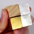 thumbnail image 3 of Weiweiguan 4pcs Wood Block Copper Cube Iron Cube Aluminum Block Science Education Product, 3 of 7