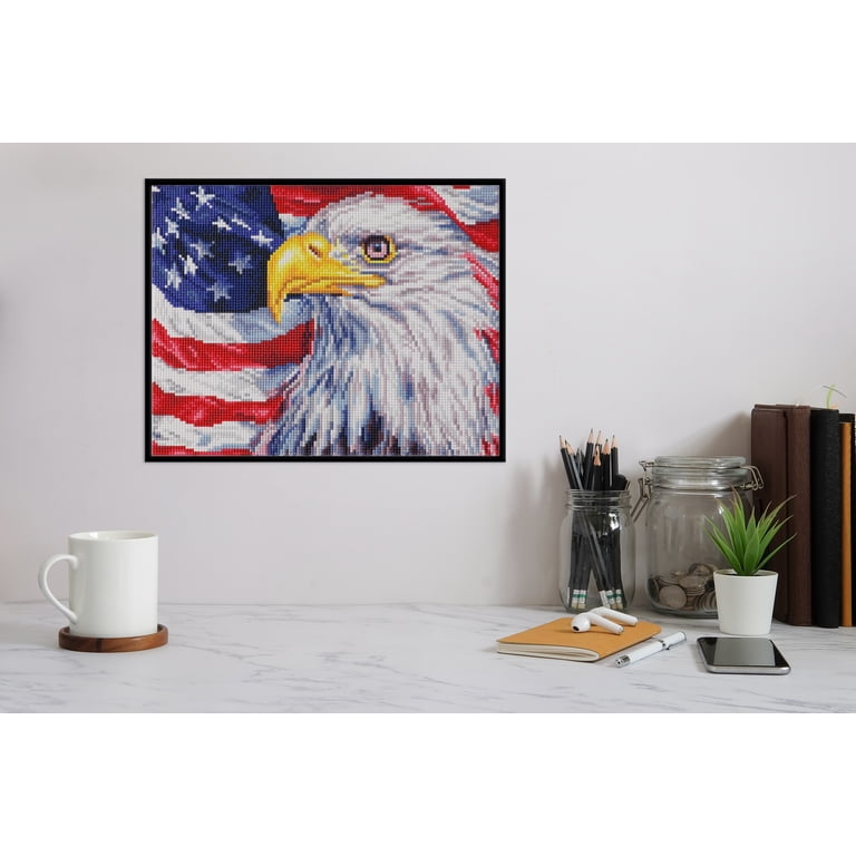 DIAMOND DOTZ® Bald Eagle & Flag Special Edition Diamond Painting