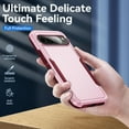 thumbnail image 5 of KOMI for Pixel 9 Pro XL Case,Google Pixel 9 Pro XL Case,with Screen Protector,[Military Grade Drop Tested] Heavy-Duty Tough Rugged Shockproof Protective Case for Google Pixel 9 Pro XL, Pink, 5 of 6