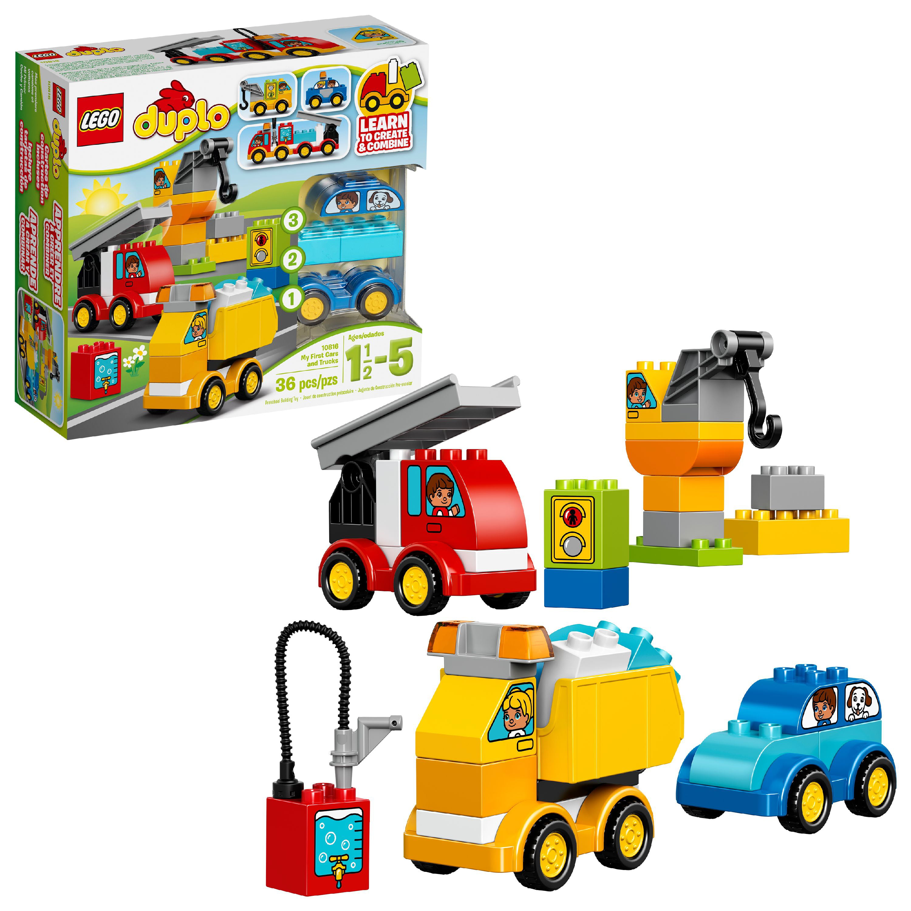 LEGO DUPLO My First Cars and Trucks 10816 Toy for 1.5-5 Year-Olds 