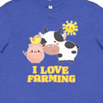 thumbnail image 4 of Inktastic I Love Farming- farm animals Youth T-Shirt, 4 of 5