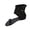 Black, variant on Women Back Zipper Ankle Boot Flat Sandals Open Toe Leather Texture Breathable Non Slip Summer Comfortable Flats, White