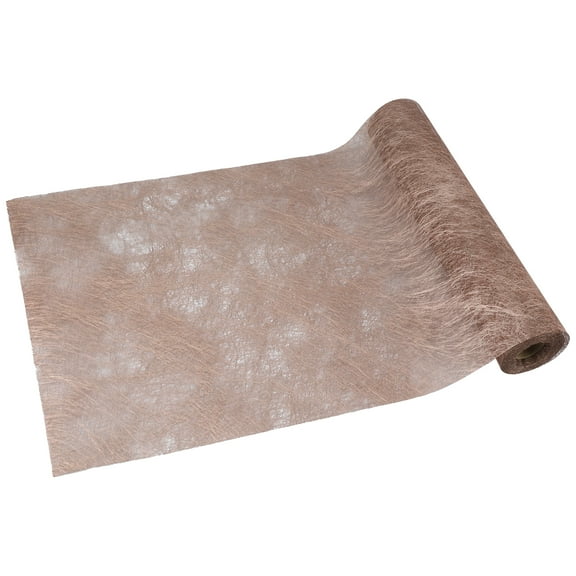 Unique Bargains Non-woven Fabrics Table Runner Machine Dining Table Runner for Home Decoration 65.62ft Rose Gold Tone