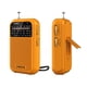 thumbnail image 1 of Radio portátil XHDATA D220 AM FM SW Receptor de onda corta naranja, 1 of 6