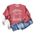 thumbnail image 3 of WEAIXIMIUNG Sweatshirts Courts pour Femmes Manches Courtes Automne Hiver Décontracté Confortable Lettre Col Rond Mode Manches Longues, 3 of 3