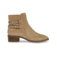 thumbnail image 1 of Anne Klein Womens Caleb Zipper Block Heel Ankle Boots, 1 of 3