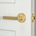 thumbnail image 4 of Viaggio Clomlnlus_Prv_238_Rh Motivo Right Handed Solid Brass Privacy Door Lever Set -, 4 of 7