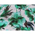 thumbnail image 5 of oneOone Rayon Aqua Blue Fabric Florals Craft Projects Decor Fabric Printed By The Yard 56 Inch Wide, 5 of 6
