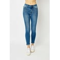 thumbnail image 3 of KRE Prime Women Denim Full Size Cuffed Hem Low Waist Skinny Jeans, 3 of 7