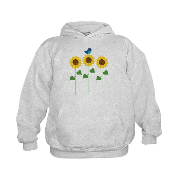CafePress - Sunflower Garden Bird Sweatshirt - Kids Hooded Sweatshirt, Classic Hoodie