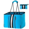thumbnail image 1 of Bolsa QOGiR multipropósito para gimnasio y playa, ligera, grande, azul celeste, 1 of 9