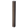 thumbnail image 1 of VEVOR Mailbox Post, 43 x 4 x 4 Inches, Steel In-Ground Mounting Mail Box Stand with Powder Coating Surface, Heavy Duty Metal Post Sleeve Kit for Outside Curbside Residential Use, Easy Install, Bronze, 1 of 9