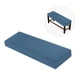 thumbnail image 4 of Funda de cojín rectangular para asiento de banco, extraíble y protectora para comedor. Azul, 4 of 9