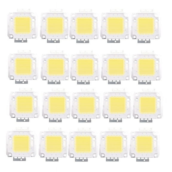 20X High Power 30W LED Chip Bulb Light Lamp DIY White 2200lm 6500K