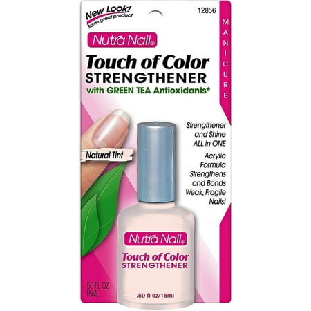 Nutra Nail Touch of Color Strengthener Plus Green Tea Polish, 0.5 fl oz