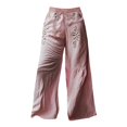 thumbnail image 4 of yunLCZ Women's Wide Leg Pants Holiday Style Retro Linen Floral Ethnic Print Casual Pants For Women – Comfortable Relaxed Fit Perfect For Summer Beach And Vacation Wear Business Work Casual Pants, 4 of 4