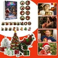 thumbnail image 1 of 2025 Countdown Sets Advent Calendar Featuring 24 Santa Riding Designs for Kids for the Holiday Season, 1 of 6