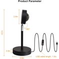 thumbnail image 4 of Sunset Lamp Sunset Projection Lamp FYBTO tic Visual Night Light Projector LED Sunset Floor Lamp with USB Cable 10W 180 Degree Rotation for Photos Videos Decor Party Living Room Bedroom, 4 of 5