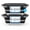 Black, variant on Havenity BBQ Prep Tub 2 Pack (8L+8L) - Collapsible Camping Cutting Board with lid, Meal Prep for Grilling & Outdoor Cooking