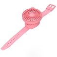thumbnail image 1 of Watch Fan, Silicone Wrist Strap USB Charging Adjustable Angle Small Watch Fan  For School Red, 1 of 8