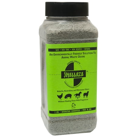 SMELLEZE Natural Poop Smell Removal Deodorizer: 2 lb. Granules. Removes Fecal (Best Way To Remove Dog Smell From Carpet)