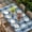 Blue, variant on Blue Plaid Table Cloths for 3 Foot Rectangle Tables, Modern Simple Watercolor Buffalo Lattice Patio Waterproof Elastic Fitted Tablecloths, Washable Rectangular Table Cover for Camping