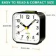 thumbnail image 4 of Classic Analog Snooze Alarm Clock - Effortless Snooze, Durable Travel Design, Luminous Hands, Whisper-Quiet, Ideal for Heavy Sleepers, Bedrooms & Offi, 4 of 4