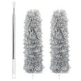 thumbnail image 1 of Extendable Feather Duster Bendable Microfiber Duster with Stainless Steel Extension Pole 18 to 110‘‘ Washable Cobweb Brush Static Hand Duster for Cleaning Ceiling Fan Cobweb Cars Furnitur, 1 of 1