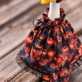 thumbnail image 3 of Nkmbld Halloween Porch Goose Decor for 23" Lawn Cement Goose, Porch Geese Clothes Costume for Halloween Garden Patio Yard Outdoor Decorations, 3 of 9