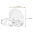 thumbnail image 2 of TABLZONE 6Pcs Wall Mounted Toothbrush and Razor Holder Transparent Bathroom Organizer with Adhesive, 2 of 8