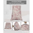 thumbnail image 7 of Abstract Spring Floral Pillow Covers King Size 2 Pack, Farmhouse Summer Botanical Soft Bed Throw Pillowcases Breathable Cooling Long Lumbar Body Pillow Sham Cover for Bed Sofa 20''x36'', 7 of 7