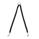 thumbnail image 1 of Correa Para Mascotas Mascotas Perros Correa Nylon Doble Doble Dos 2 Vías Acoplador Caminar Collar Negro Likrtyny Para estrenar, 1 of 7