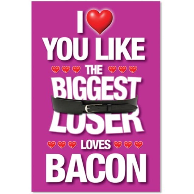 9843 'biggest loser' - funny valentine's day greeting card ...