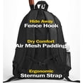 thumbnail image 5 of Athletico Premier Tennis Backpack - Tennis Bag Holds 2 Rackets in Padded Compartment | Separate Ventilated Shoe Compartment | Tennis Bags for Men or Women (Black), 5 of 9