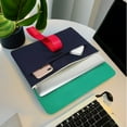 thumbnail image 3 of 1pc Fashionable Color Coded Laptop, 11-15 Inches Suitable For Tablets And Laptop Bags/lining/storage Bags Office Supplies, 3 of 4