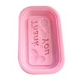 thumbnail image 1 of BUYISI Soap Mould Silicone Mould High Temperature Resistant Reusable Silicone Easy To Clean Easy To Demold Baking Cake Pink, 1 of 5