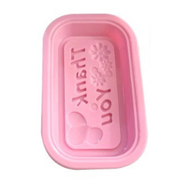 BUYISI Soap Mould Silicone Mould High Temperature Resistant Reusable Silicone Easy To Clean Easy To Demold Baking Cake Pink