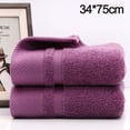 thumbnail image 2 of Bathroom Hand Towels Sets, Cotton Face Towels, Super Soft Highly Absorbent Hand Towel (2 Pack) - Grape Violet, 2 of 5