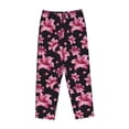 thumbnail image 6 of Fotbe Lilies Flowers Women's Pajama Pants,Sleepwear Pants,Pj Bottoms Drawstring And Pockets-Large, 6 of 7