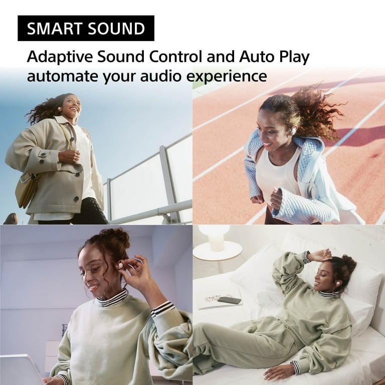 Sony LinkBuds S Truly Wireless Noise Canceling Earbuds, White