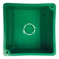 thumbnail image 2 of Registro 3x3 Empotrar Verde Cuadrado Sin Tapa Plastico 92 Piezas Inreco RCP3X3-P92, 2 of 4