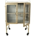 thumbnail image 3 of Woven Paths Metal Cabinet with Locking Caster Wheels & Glass Doors, 3 of 3