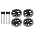 thumbnail image 1 of UPGRATOR Wheelchair Front Wheel Replacement Parts Smooth Rolling ABS 4Set, 1 of 8