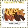 thumbnail image 4 of Fall Bathroom Rugs 24 Inch Absorbent Non-Slip Machine Washable Bath Mat with Maple Leaf Pattern, Autumn Themed Bathroom Decor for Shower And Bathroom Floor. Ciozy, 4 of 9