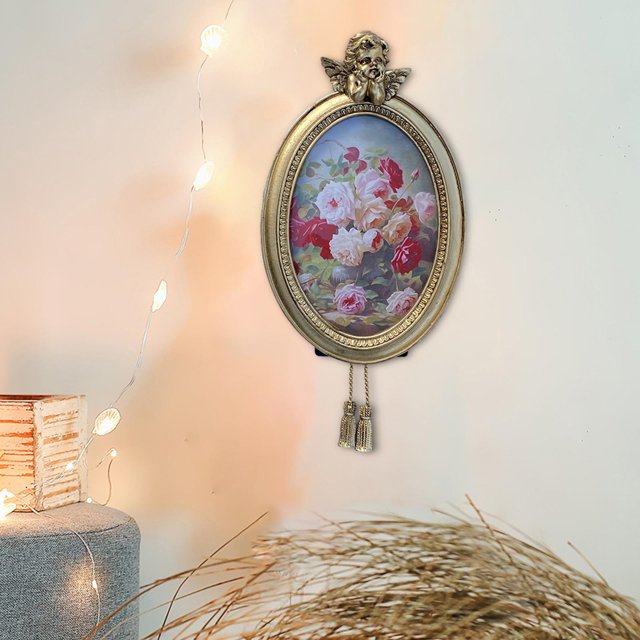 Marco de fotos Vintage Macarena Ovalado Retro Decoración del hogar