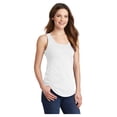 thumbnail image 4 of Port & Company Ladies Core Cotton Tank Top-3XL (White), 4 of 6