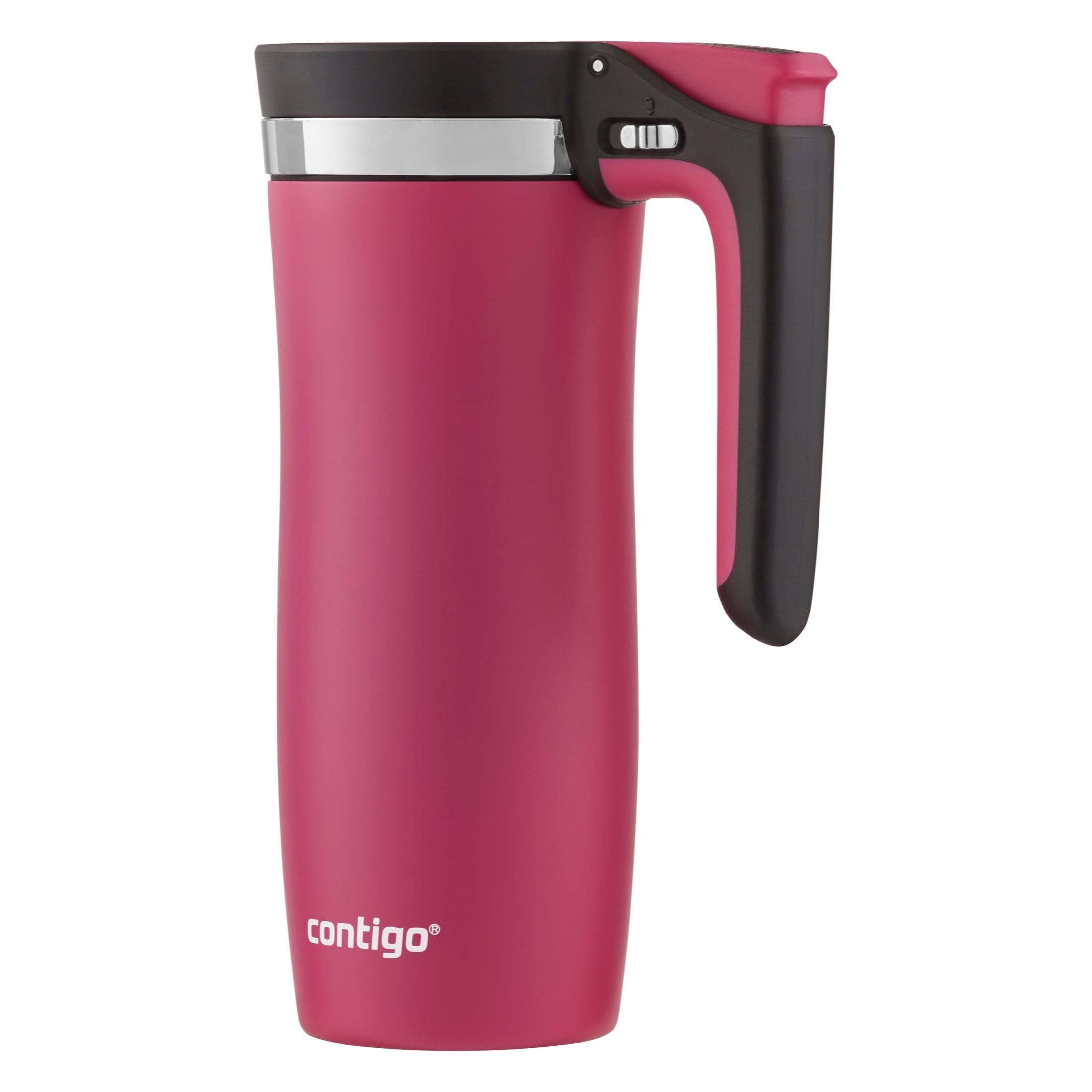 Contigo Stainless Steel Travel Mug with AUTOSEAL Lid and Handle Green, 16  fl oz. 